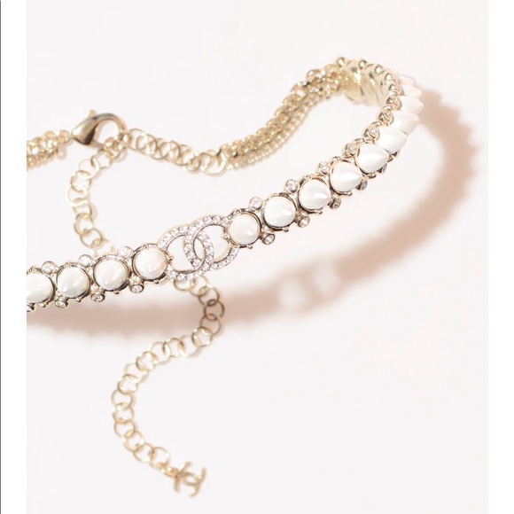 Authentic Chanel 2022 studded choker necklace - Picture 4 of 6